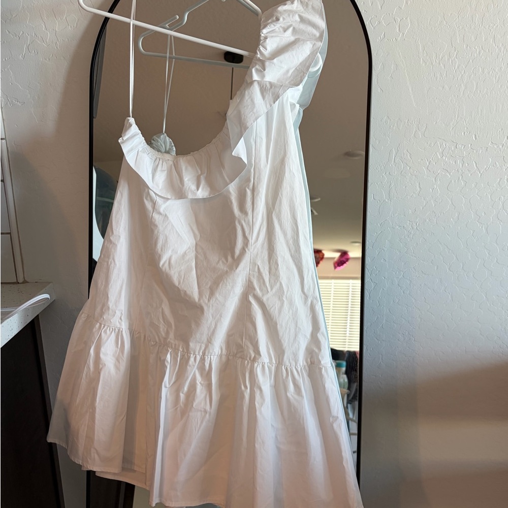 ASTR Asymmetric Ruffle Minidress - Picture 6 of 6
